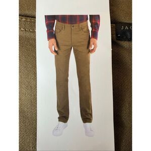 JACHS New York 5-Pocket Straight Fit Mid Rise Pant Khaki 32X34